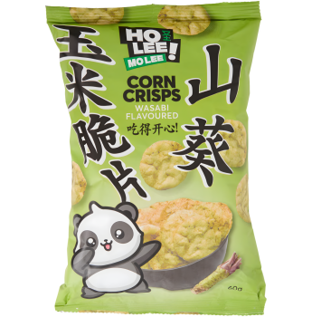 ACTION - HOT LEE MOLEE Corn Crisps Wasabi Flavoured 60g